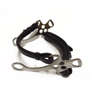 HACKAMORE ACCIAIO INOX CUOIO